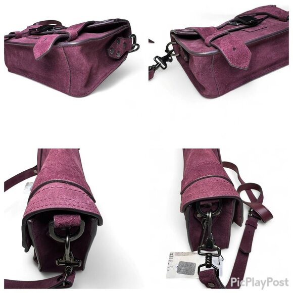 PROENZA SCHOULER PS1 Suede Mini Crossbody Purple NWT - Picture 13 of 16